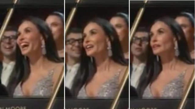 Oscar 2025: il disappunto di Demi Moore battuta da Mikey Madison, il sorriso si trasforma in delusione