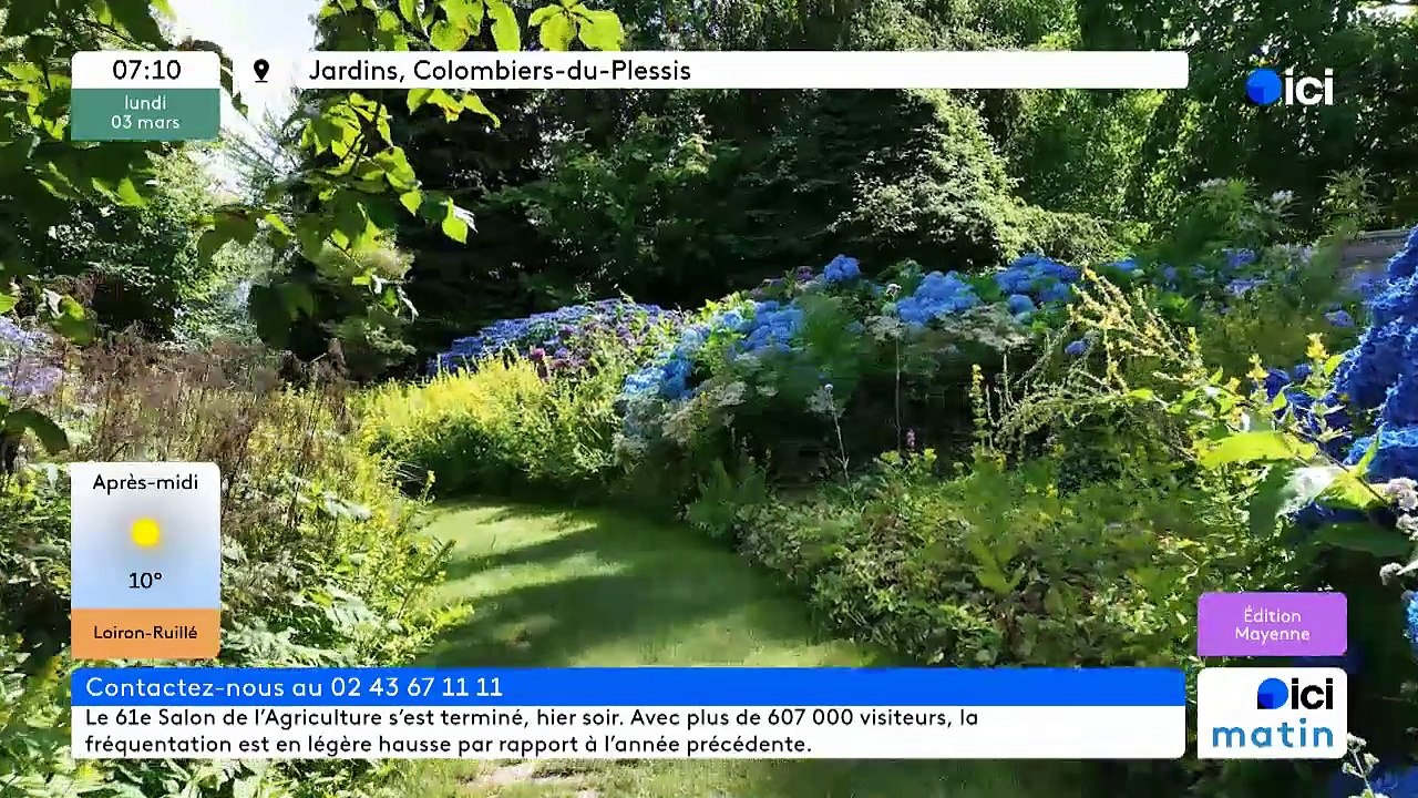 03/03/2025 - ici matin par ici Mayenne en vidéo