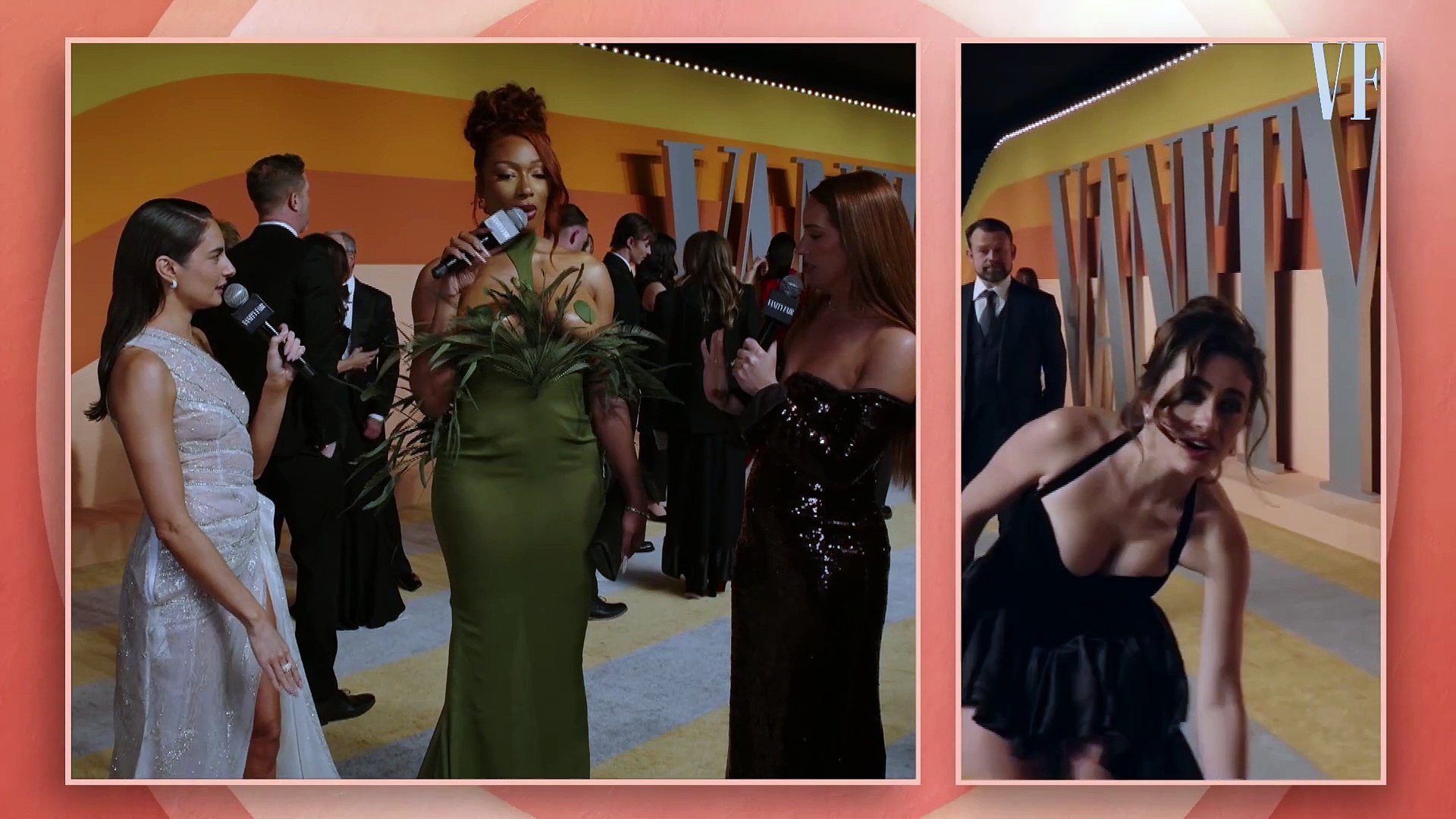 ⁣Megan Thee Stallion Bares It All at the Vanity Fair Oscar Party