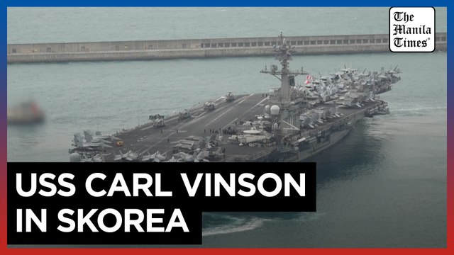 US nuclear-powered aircraft carrier arrives in South Korea