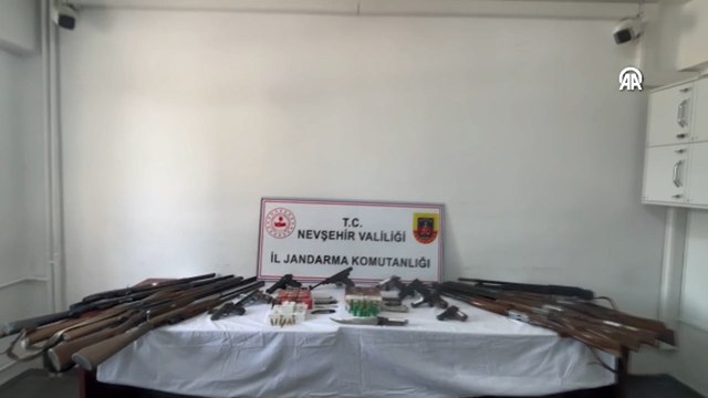 Nevşehir'de silah ve uyuşturucu operasyonunda 9 şüpheli yakalandı