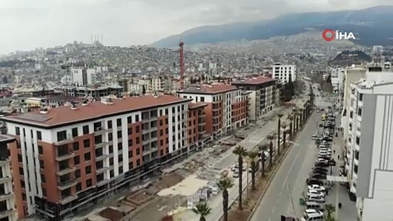 Asrın felaketinde yıkılmıştı... Şehrin en işlek caddesinin son hali görüntülendi