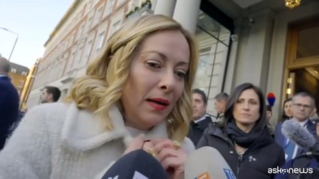 Usa, Meloni: Sui dazi siamo molto preoccupati, cercare soluzioni