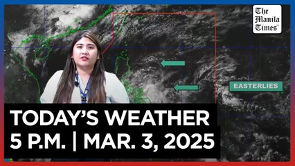 Weather Update for March 3, 2025, 5 P.M. ☀️