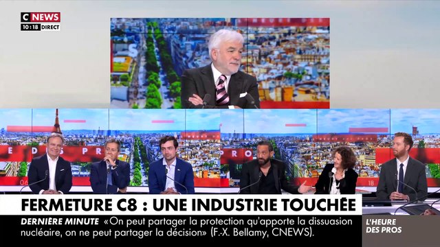 Fermeture de C8 - Cyril Hanouna sur CNews ce matin charge le président Emmanuel Macron