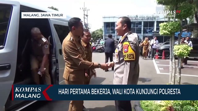 Wali Kota Malang Kunjungi Polresta Malang Kota, Komitmen Jaga Kamtibmas Selama Ramadan