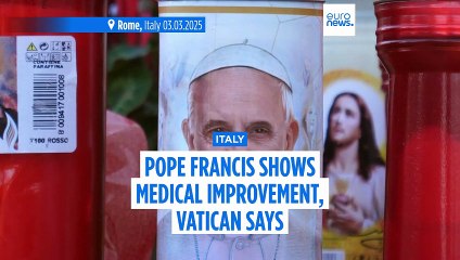 Pope Francis off mechanical ventilation, signalling improvement after respiratory crisis