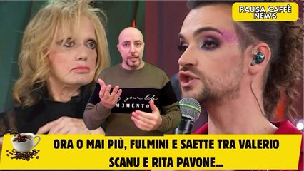 Ora o mai più, fulmini e saette tra Valerio Scanu e Rita Pavone...