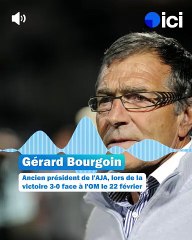 Gérard Bourgoin, lors de la victoire 3-0 face à l'OM