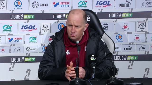 Amiens - Metz, la réaction de Stéphane Le Mignan