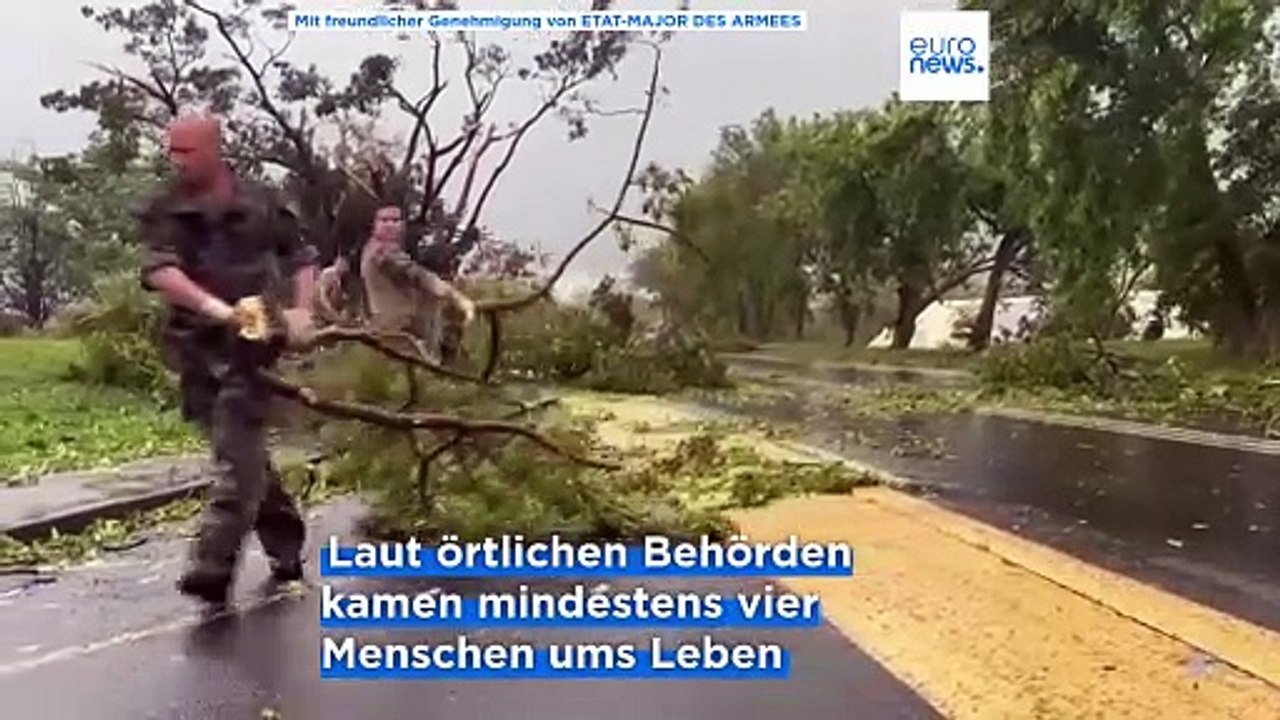 Nach tödlichem Zyklon 'Garance': Aufräumen in La Réunion