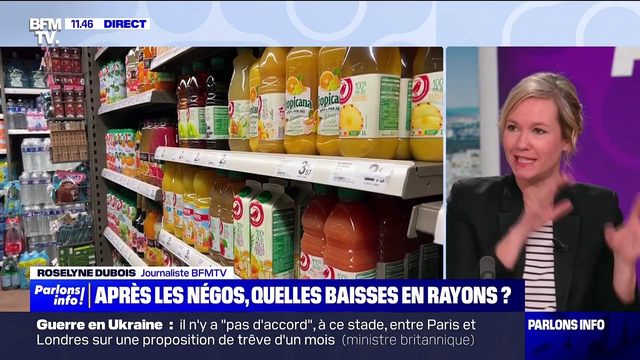 CARTE BLANCHE - Après les négociations commerciales, quelles baisses dans les rayons des supermarchés?
