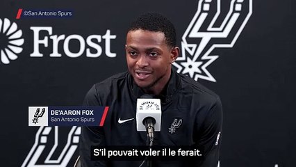 Spurs - Fox sur Wembanyama : "C'est une bénédiction de le côtoyer"