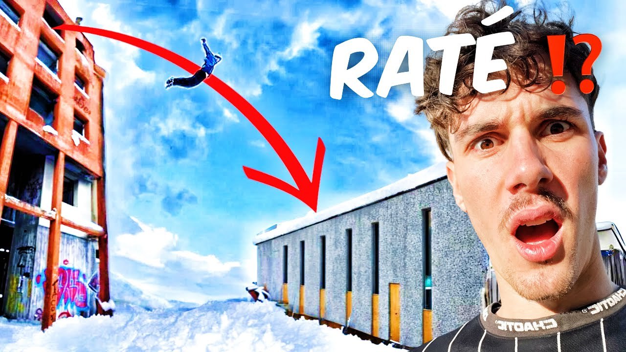 On fait un saut impossible dans la neige 🥶