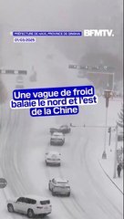 Une vague de froid balaie le nord et l'est de la Chine