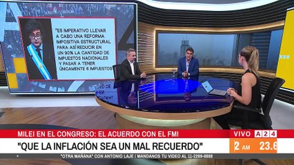 JAVIER MILEI presenta ocho reformas económicas en el Congreso