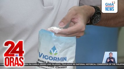 Powder na kayang maglinis ng wastewater, dinevelop ng isang professor | 24 Oras