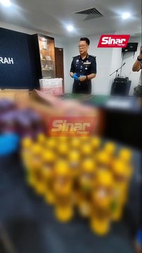 Penganggur edar 'jus dadah' bernilai lebih RM50,000 dicekup