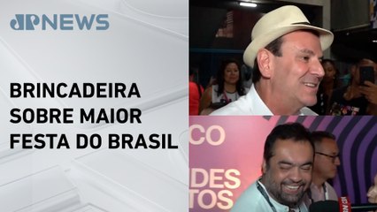 Paes e Castro “convidam” Nunes a passar o Carnaval no RJ