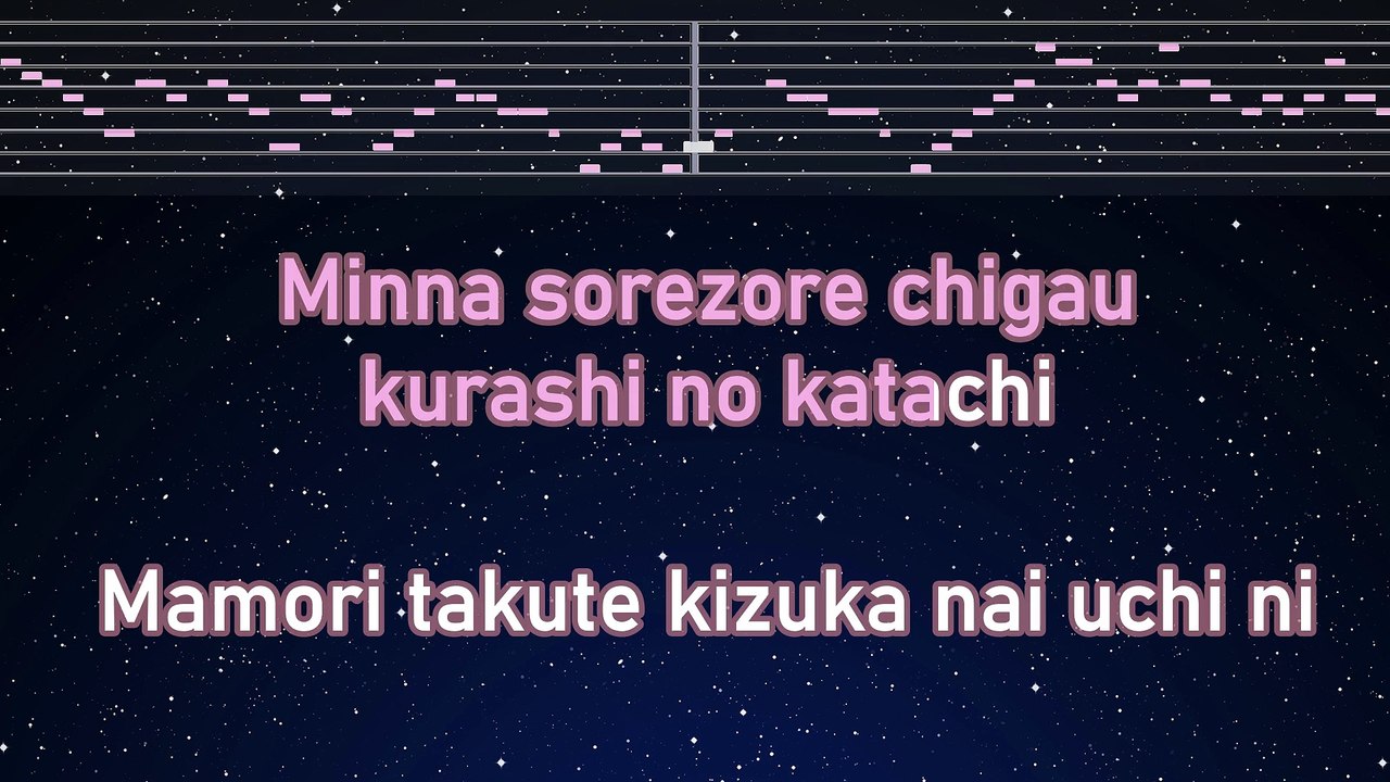 Karaoke♬ Tsubame - YOASOBI with Midories 【No Guide Melody】 Instrumental, Lyric Romanized