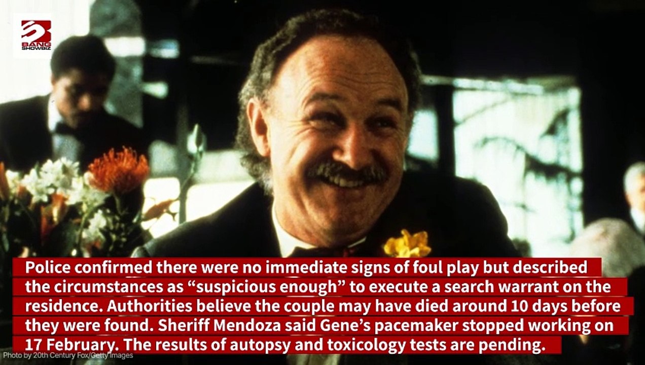 Police investigating the deaths of Gene Hackman and his wife Betsy Arakawa say they have identified a “significant” piece of evidence