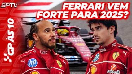 FERRARI FAZ PRÉ-TEMPORADA SÓLIDA, MAS AINDA TEM TRABALHO A FAZER COM SF-25