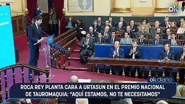 Roca Rey planta cara a Urtasun en el Premio Nacional de Tauromaquia: Aquí estamos, no te necesitamos