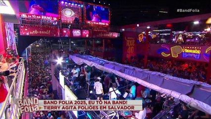 Tierry canta "Hackearam-Me" com Ronaldinho Gaúcho em trio de Salvador | Band Folia 2025