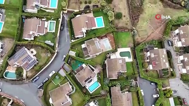 Özcan Deniz'in başına iş açan lüks villaları havadan görüntülendi