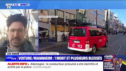 Allemagne: une voiture fonce dans la foule à Mannheim, un mort selon un bilan provisoire