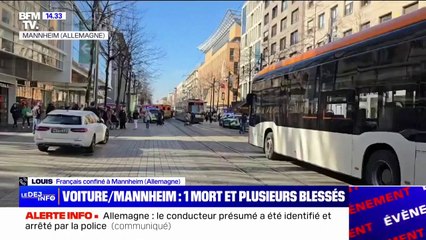 "On n'est jamais vraiment préparé": un Français vivant à Mannheim en Allemagne témoigne après qu'une voiture a foncé dans la foule
