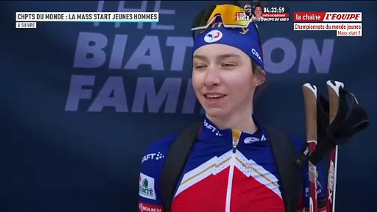 Roguet : «Je rêvais de ce titre depuis longtemps» - Biathlon - Mondiaux jeunes (F)