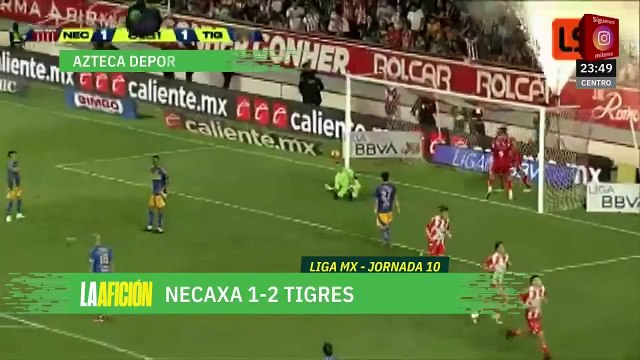 Tigres rompe su mala racha y vence a Necaxa en la Liga MX