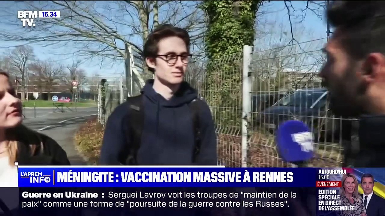 "On a pris notre rendez-vous": des étudiants d'Ille-et-Vilaine prêts à se faire vacciner contre la méningite