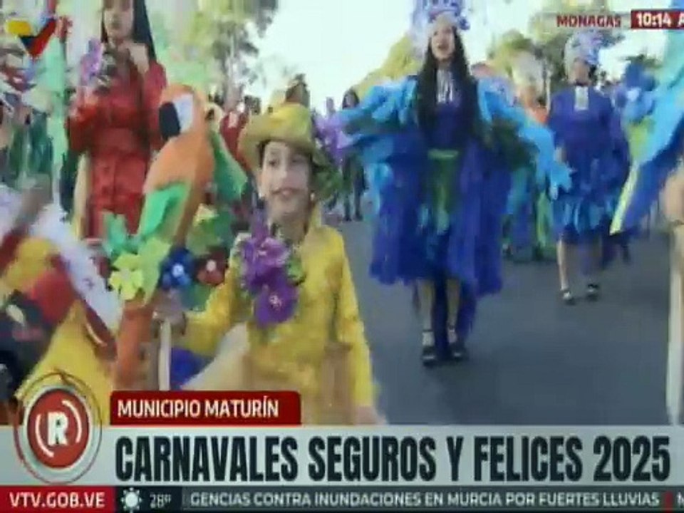 Propios y visitantes invitaron al pueblo venezolano a disfrutar de los Carnavales en Monagas