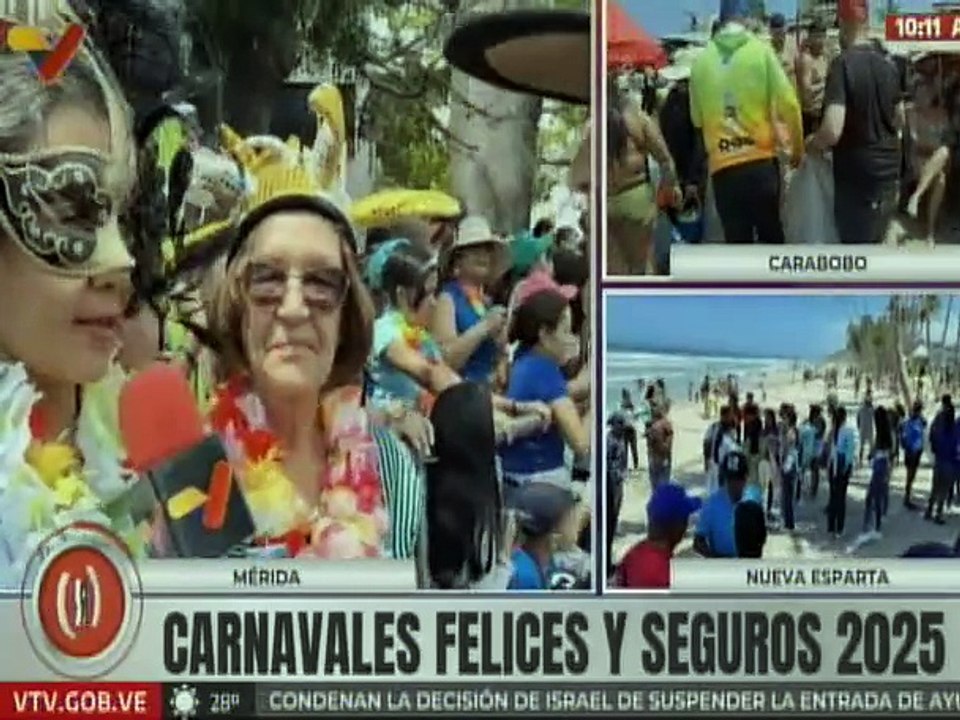 Mérida | Residentes y visitantes disfrutaron del Desfile Ferial en los Carnavales Seguros 2025