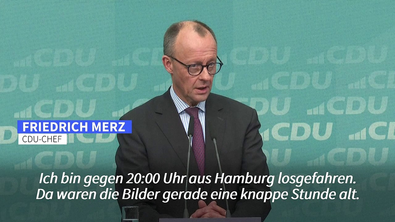 Merz: Trump-Selenskyj-Eklat war 'herbeigeführte Eskalation'