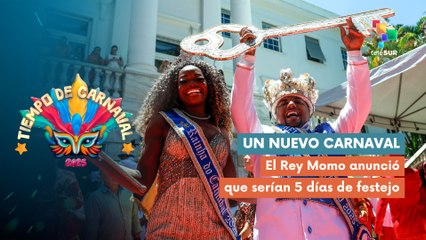 Rey Momo declaró cinco días de carnaval en Río de Janeiro