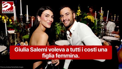 Giulia Salemi voleva una femmina, è arrivato il maschietto
