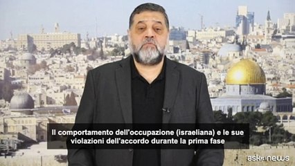 Hamas: Israele lavora per "far crollare" l'accordo di tregua a Gaza