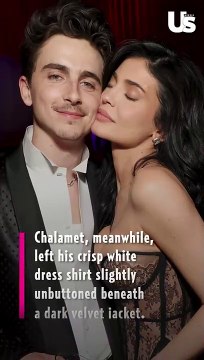 Kylie Jenner Cozies Up to Timothee Chalamet Inside Vanity Fair Party