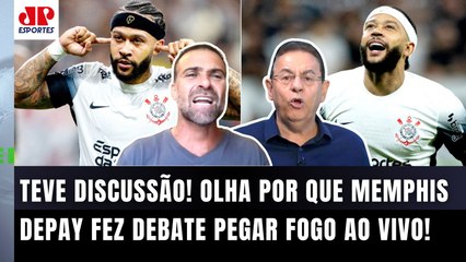 "A IMPRENSA TEM CULPA NISSO! Agora VOCÊ VEM FALAR que o Memphis Depay..." Corinthians FERVE DEBATE!