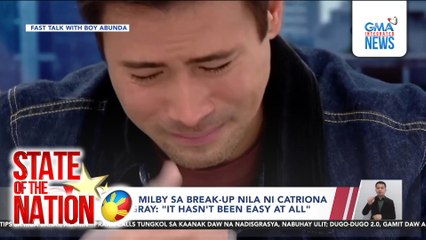 Sam Milby sa break-up nila ni Catriona Gray: "It hasn't been easy at all" | SONA