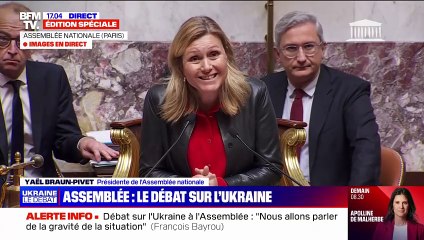 L'ambassadeur d'Ukraine en France ovationné à l'Assemblée nationale