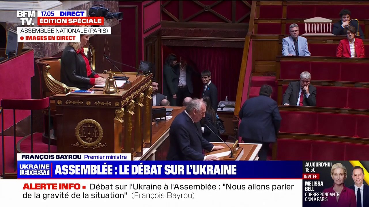 Ukraine: François Bayrou évoque la “situation historique la plus grave” depuis “la fin de la Seconde Guerre mondiale”