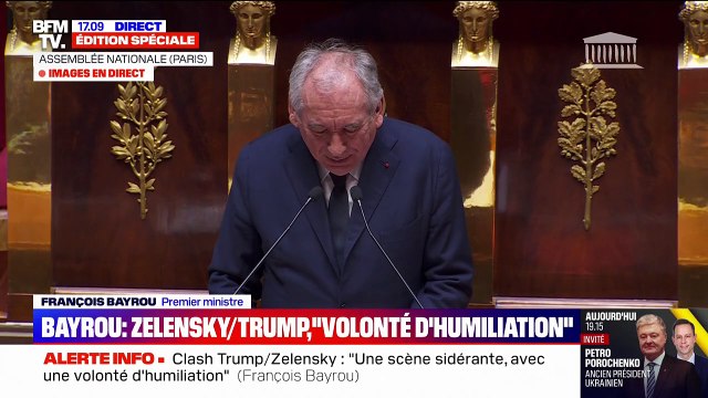 François Bayrou: l'invasion russe de l'Ukraine en février 2022 a été un basculement aux conséquences planétaires