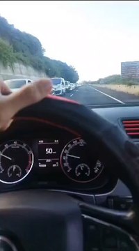 Colas kilométricas entre La Guancha y Los Realejos por un brutal accidente frontal