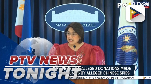 Palace orders probe on alleged donations made to several police units by alleged Chinese spies