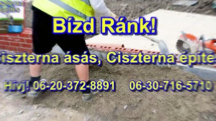 Vízóra akna építés