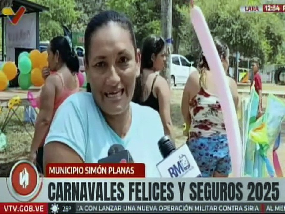 Larenses disfrutan de actividades recreativas en celebración de los Carnavales Seguros 2025